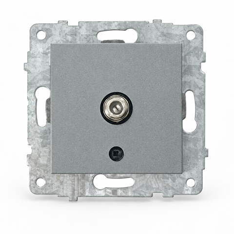 Ovivo Quantum Metalik Uydu Prizi (Tekli, F Tipi Konnektör, Sonlu) Füme